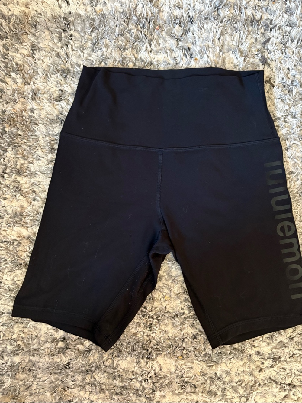 lululemon athletica Black High-Rise Bike Shorts